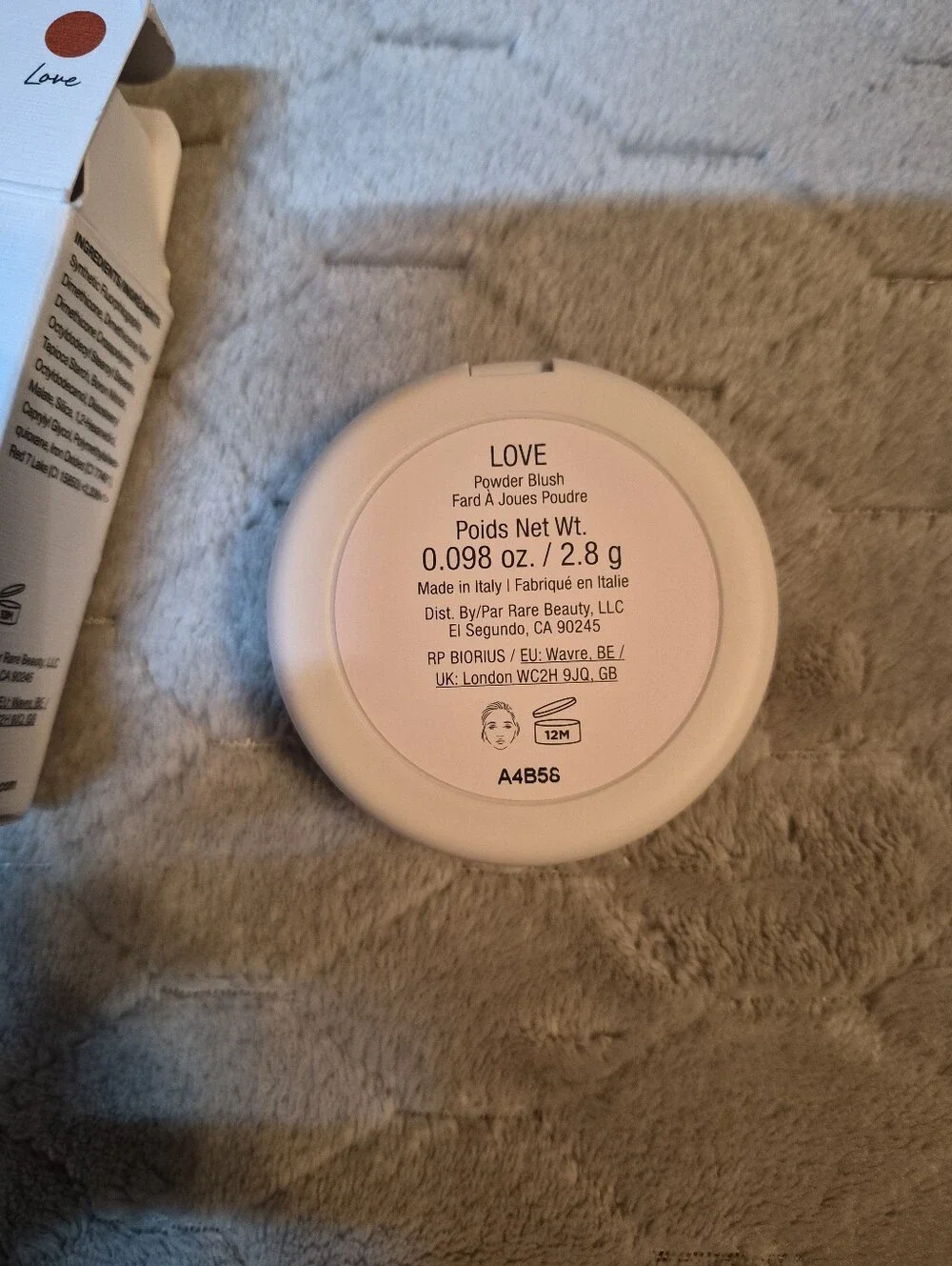 Rare Beauty Soft Pinch Luminous Powder Blush: Love (Terracotta), .098oz, NIB